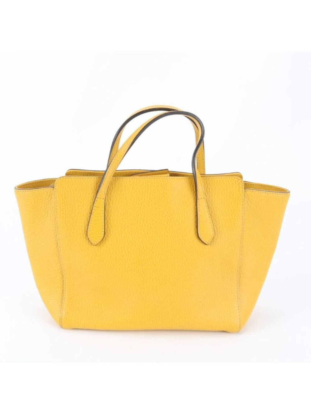 Gucci Swing Leather Handbag Tote - Picture 3 of 9